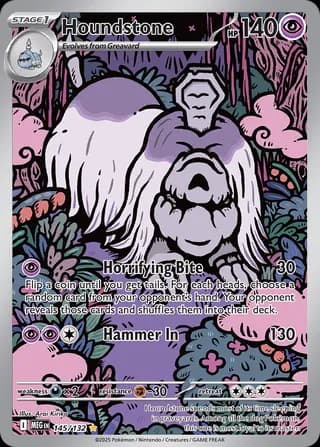 Mega Evolution Pokemon card #145 - high resolution TCG trading card image