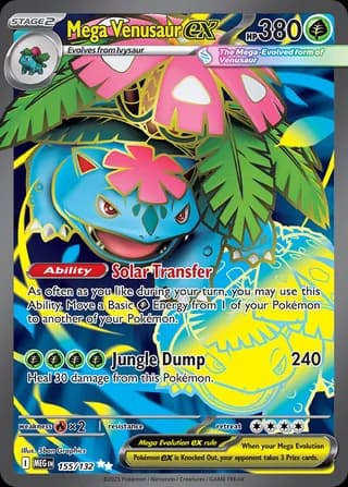 Mega Evolution Pokemon card #155 - high resolution TCG trading card image