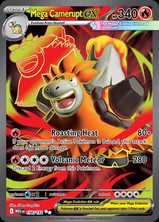 Mega Evolution Pokemon card #156 - high resolution TCG trading card image