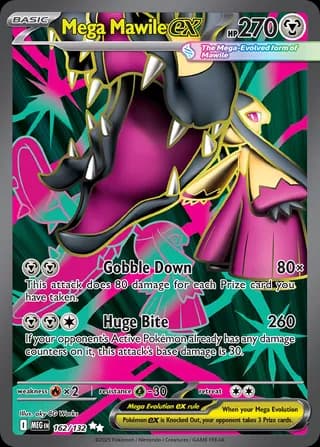 Mega Evolution Pokemon card #162 - high resolution TCG trading card image