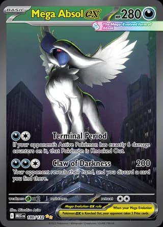Mega Evolution Pokemon card #180 - high resolution TCG trading card image