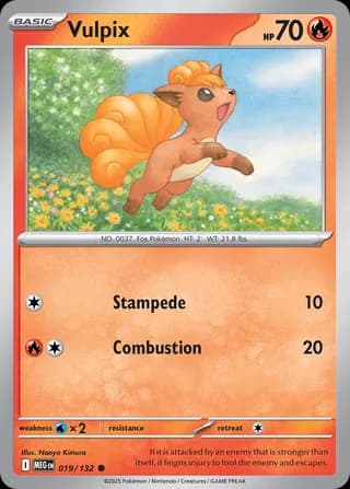 Mega Evolution Pokemon card #019 - high resolution TCG trading card image