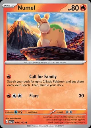 Mega Evolution Pokemon card #021 - high resolution TCG trading card image