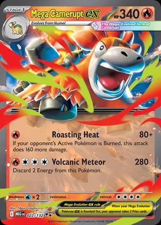 Mega Evolution Pokemon card #022 - high resolution TCG trading card image