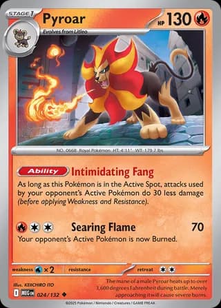 Mega Evolution Pokemon card #024 - high resolution TCG trading card image