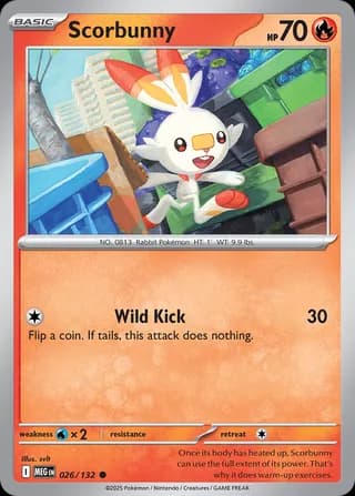 Mega Evolution Pokemon card #026 - high resolution TCG trading card image