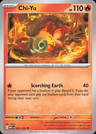 Mega Evolution Pokemon card #031 - high resolution TCG trading card image