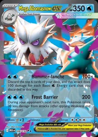 Mega Evolution Pokemon card #036 - high resolution TCG trading card image