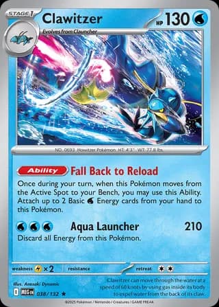 Mega Evolution Pokemon card #038 - high resolution TCG trading card image