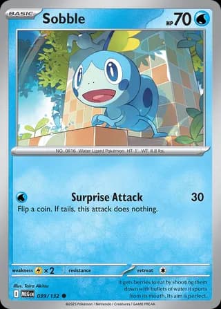 Mega Evolution Pokemon card #039 - high resolution TCG trading card image