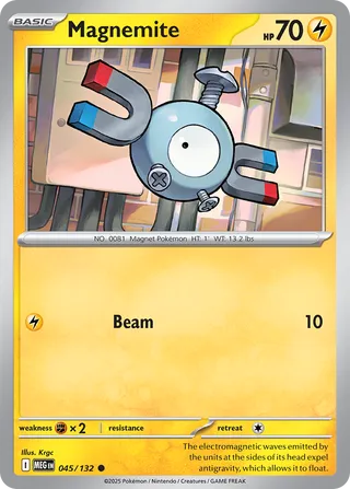 Mega Evolution Pokemon card #045 - high resolution TCG trading card image