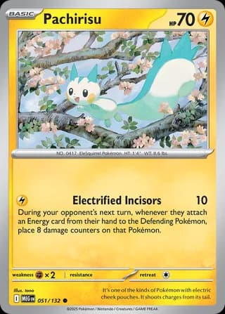 Mega Evolution Pokemon card #051 - high resolution TCG trading card image