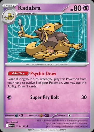 Mega Evolution Pokemon card #055 - high resolution TCG trading card image