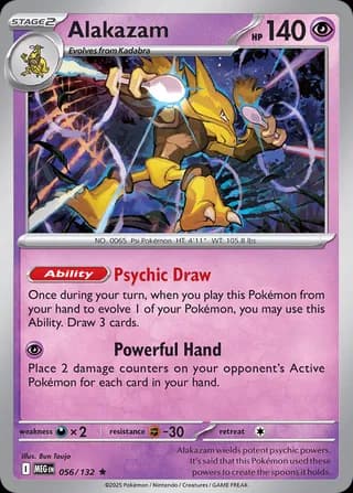 Mega Evolution Pokemon card #056 - high resolution TCG trading card image