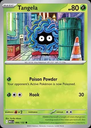 Mega Evolution Pokemon card #006 - high resolution TCG trading card image