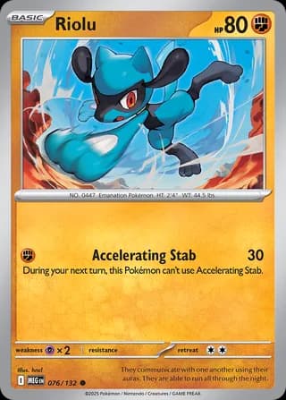 Mega Evolution Pokemon card #076 - high resolution TCG trading card image