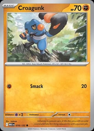 Mega Evolution Pokemon card #078 - high resolution TCG trading card image