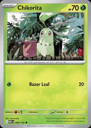 Mega Evolution Pokemon card #008 - high resolution TCG trading card image