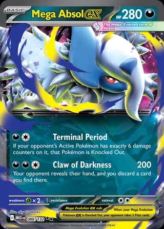 Mega Evolution Pokemon card #086 - high resolution TCG trading card image