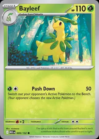 Mega Evolution Pokemon card #009 - high resolution TCG trading card image