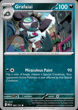 Mega Evolution Pokemon card #092 - high resolution TCG trading card image