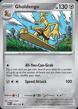 Mega Evolution Pokemon card #099 - high resolution TCG trading card image