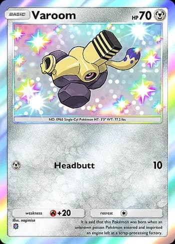 Shining Revelry Pokemon card #105 - high resolution TCG trading card image