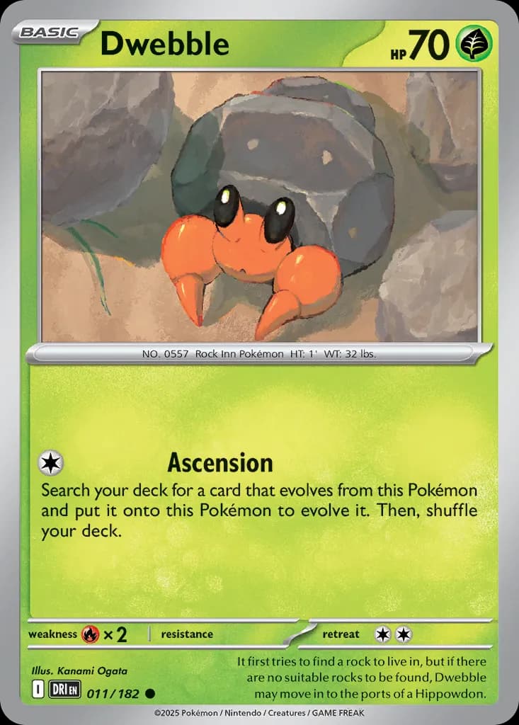 Destined Rivals Pokemon card #011 - high resolution TCG trading card image