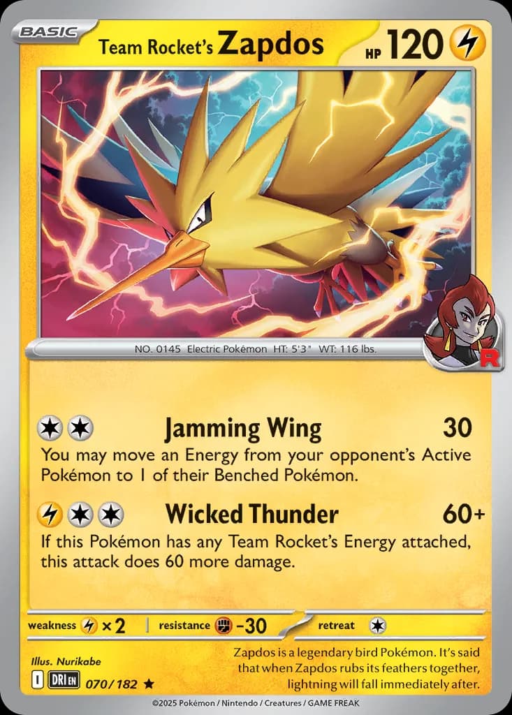 Destined Rivals Pokemon card #070 - high resolution TCG trading card image