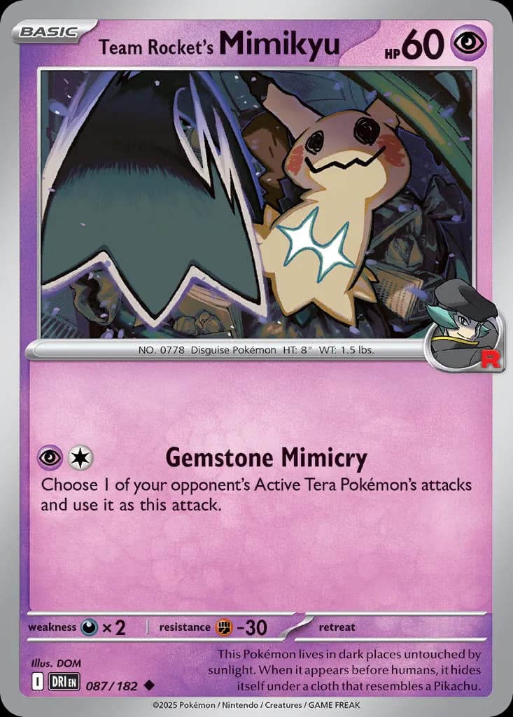 Destined Rivals Pokemon card #087 - high resolution TCG trading card image