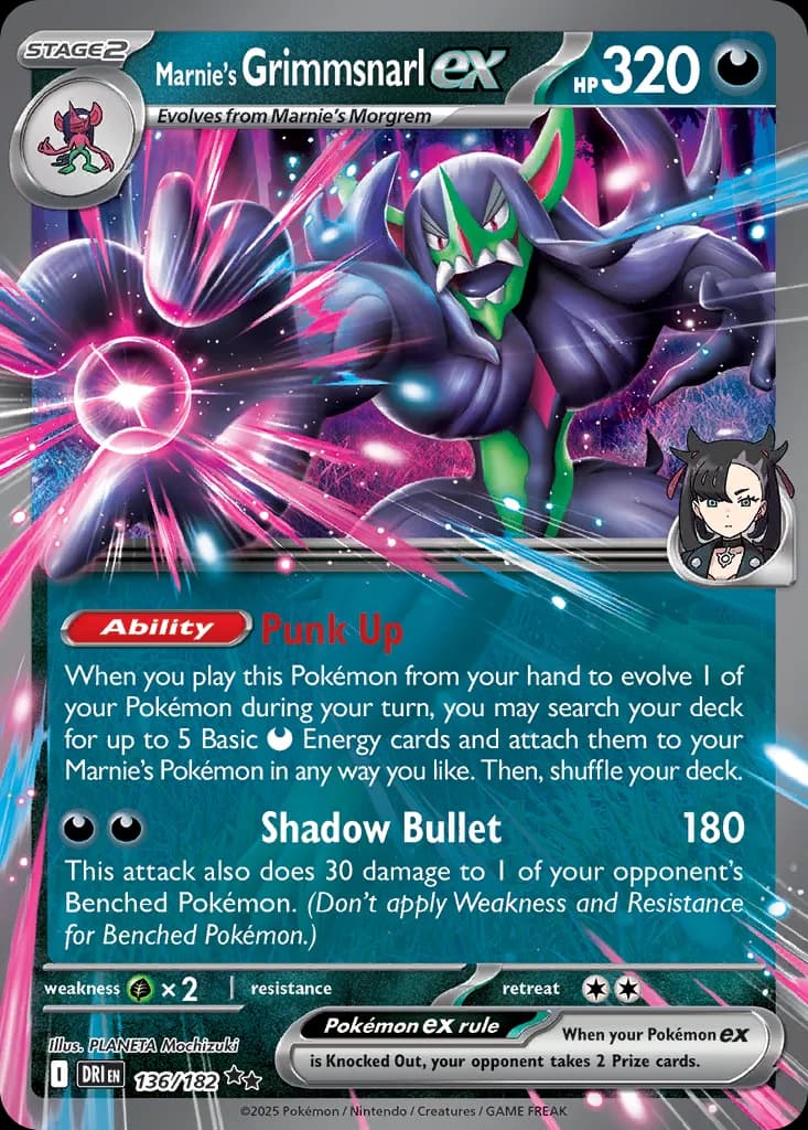 Destined Rivals Pokemon card #136 - high resolution TCG trading card image