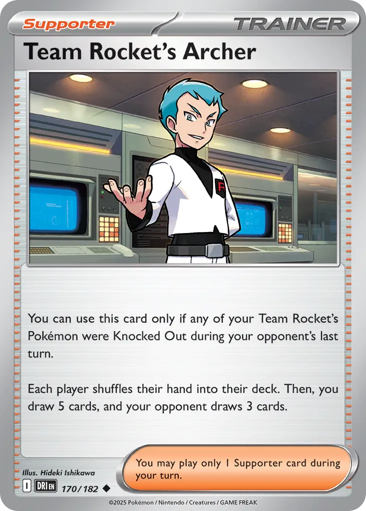 Destined Rivals Pokemon card #170 - high resolution TCG trading card image