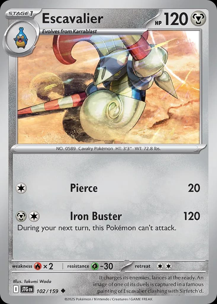 Journey Together Pokemon card #102 - high resolution TCG trading card image