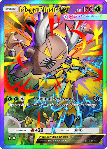 Mega Rising Pokemon card #254 - high resolution TCG trading card image