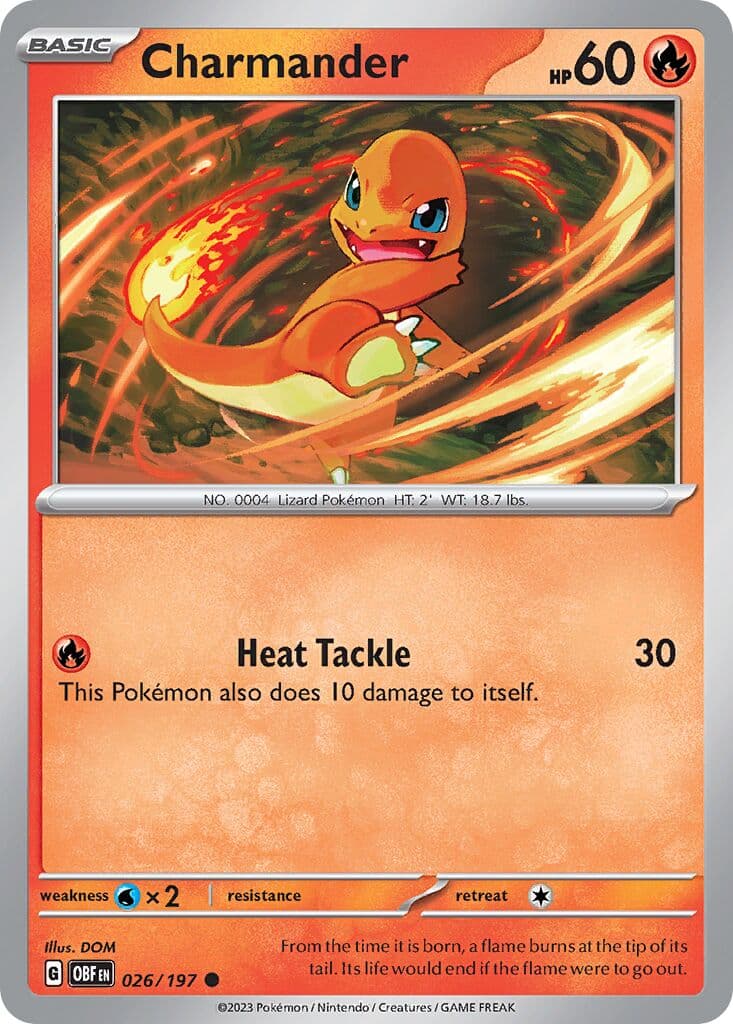 Obsidian Flames Pokemon card #026 - high resolution TCG trading card image
