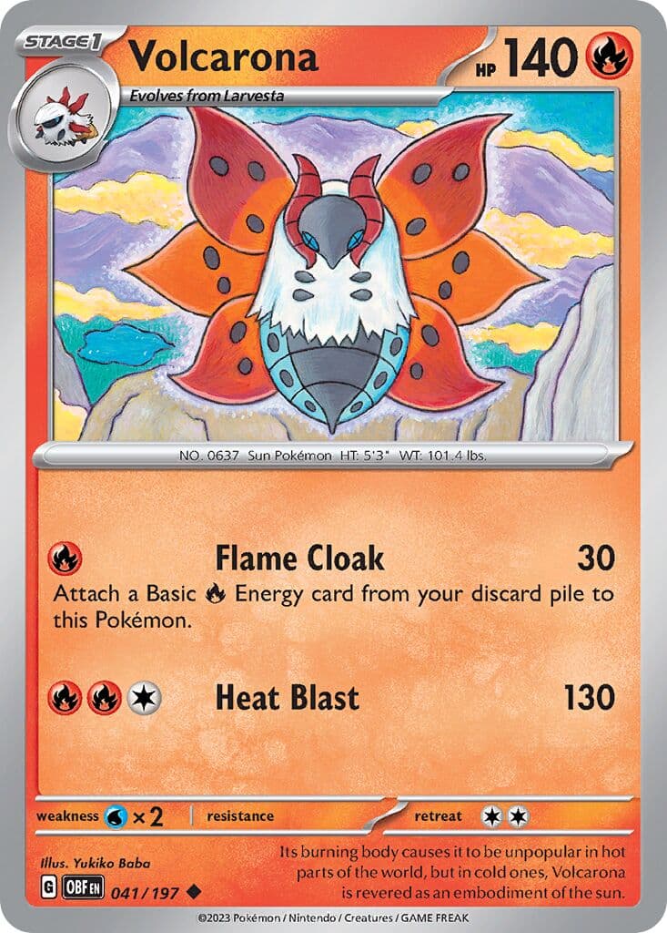 Obsidian Flames Pokemon card #041 - high resolution TCG trading card image