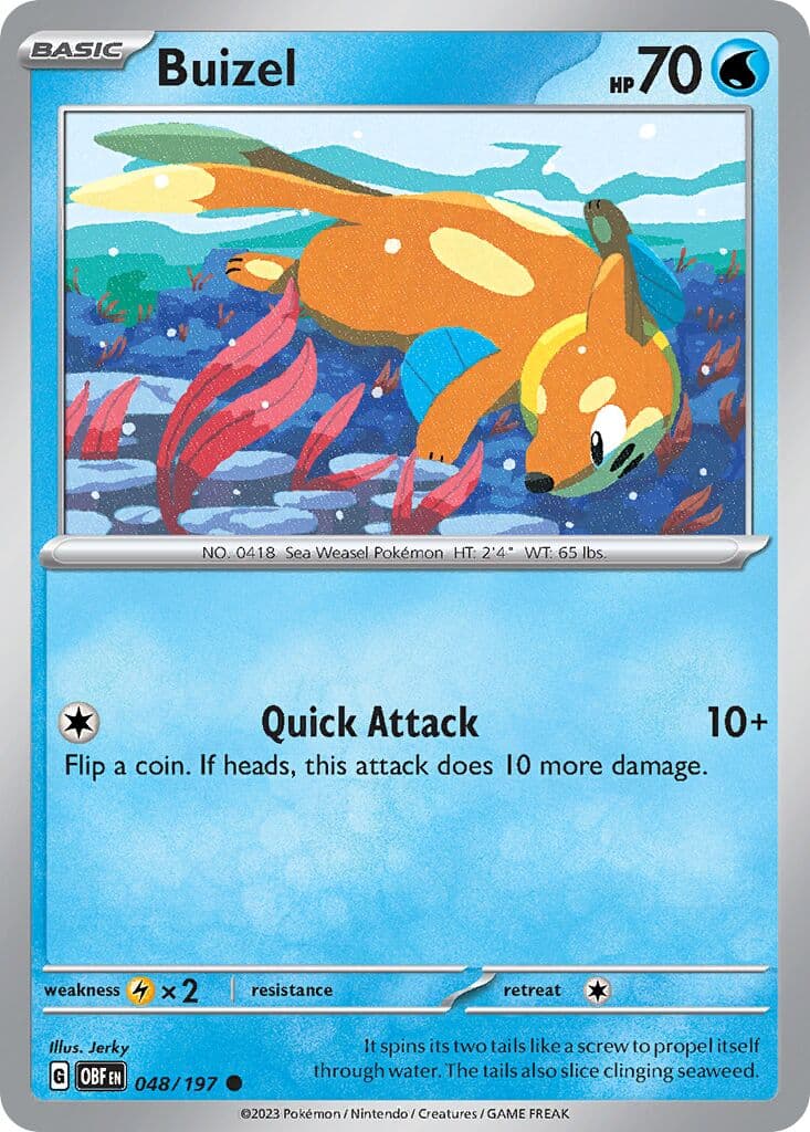 Obsidian Flames Pokemon card #048 - high resolution TCG trading card image