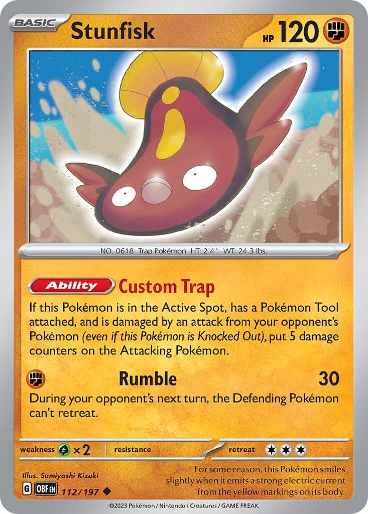 Obsidian Flames Pokemon card #112 - high resolution TCG trading card image