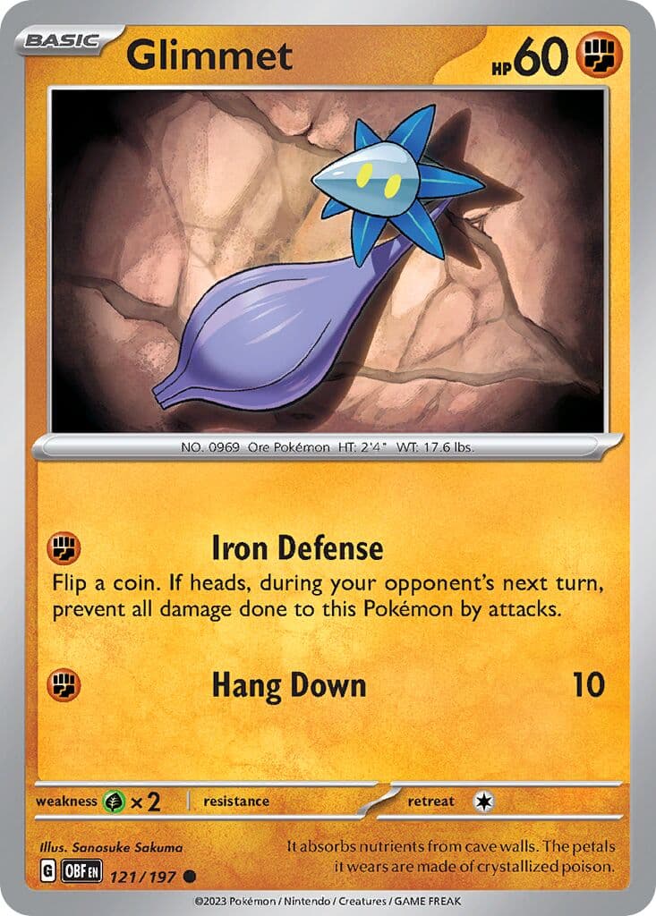 Obsidian Flames Pokemon card #121 - high resolution TCG trading card image