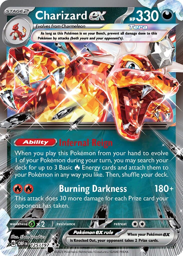 Obsidian Flames Pokemon card #125 - high resolution TCG trading card image
