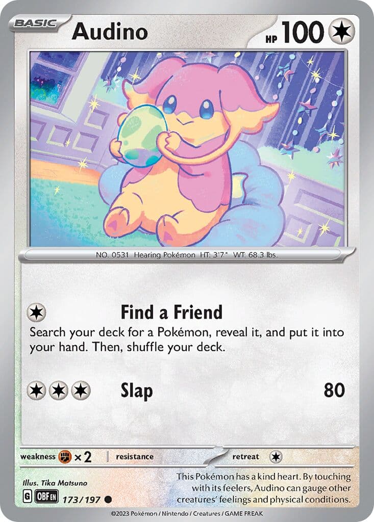 Obsidian Flames Pokemon card #173 - high resolution TCG trading card image