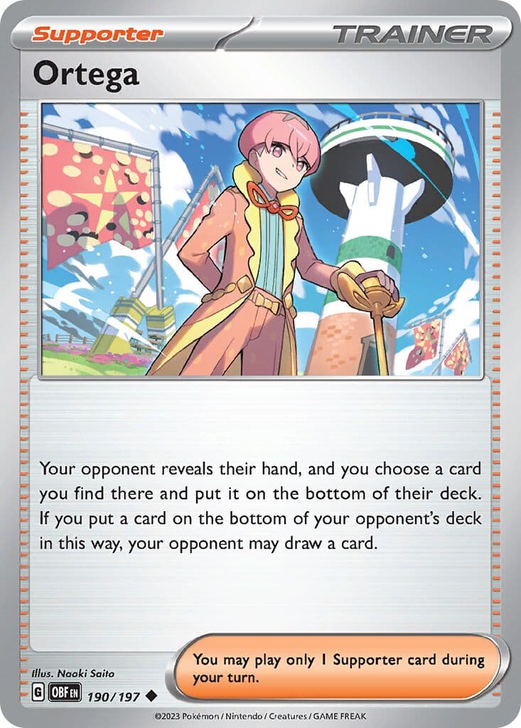 Obsidian Flames Pokemon card #190 - high resolution TCG trading card image