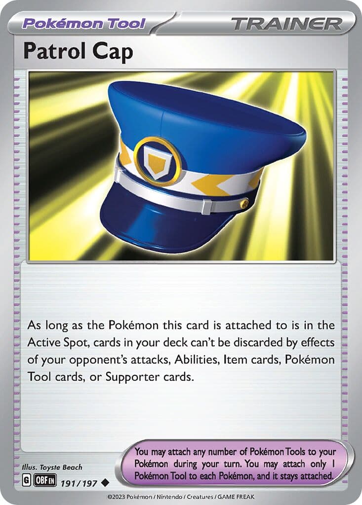 Obsidian Flames Pokemon card #191 - high resolution TCG trading card image