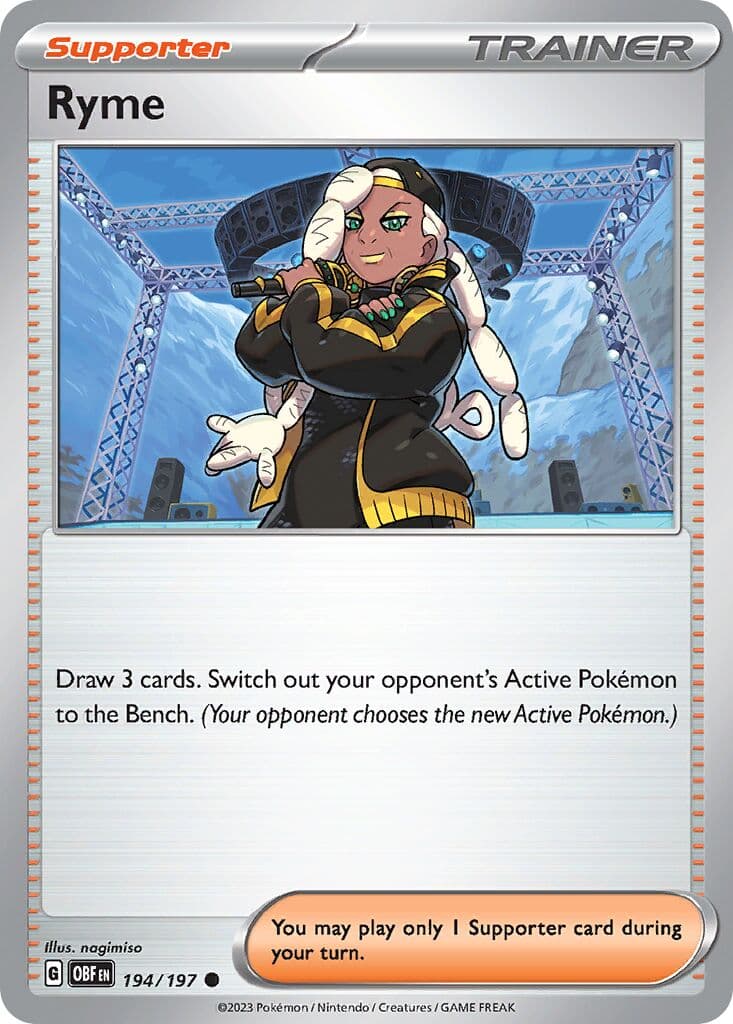 Obsidian Flames Pokemon card #194 - high resolution TCG trading card image
