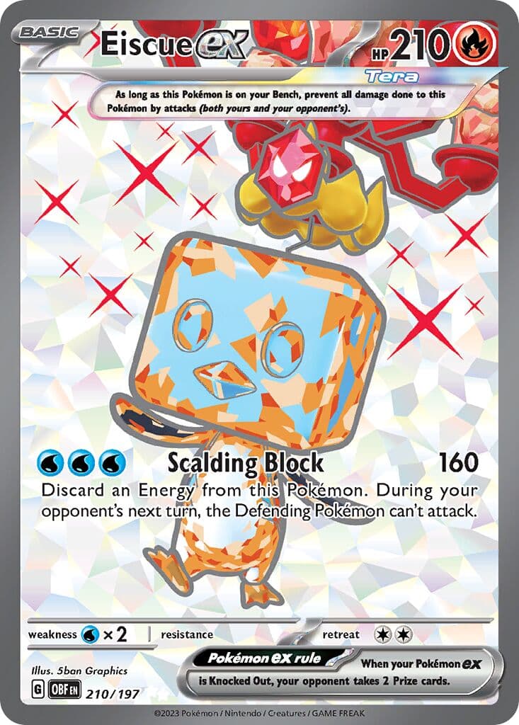 Obsidian Flames Pokemon card #210 - high resolution TCG trading card image