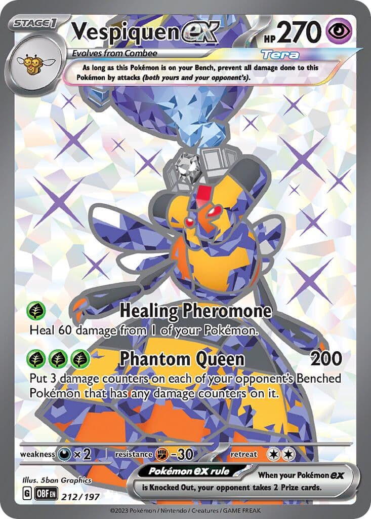 Obsidian Flames Pokemon card #212 - high resolution TCG trading card image