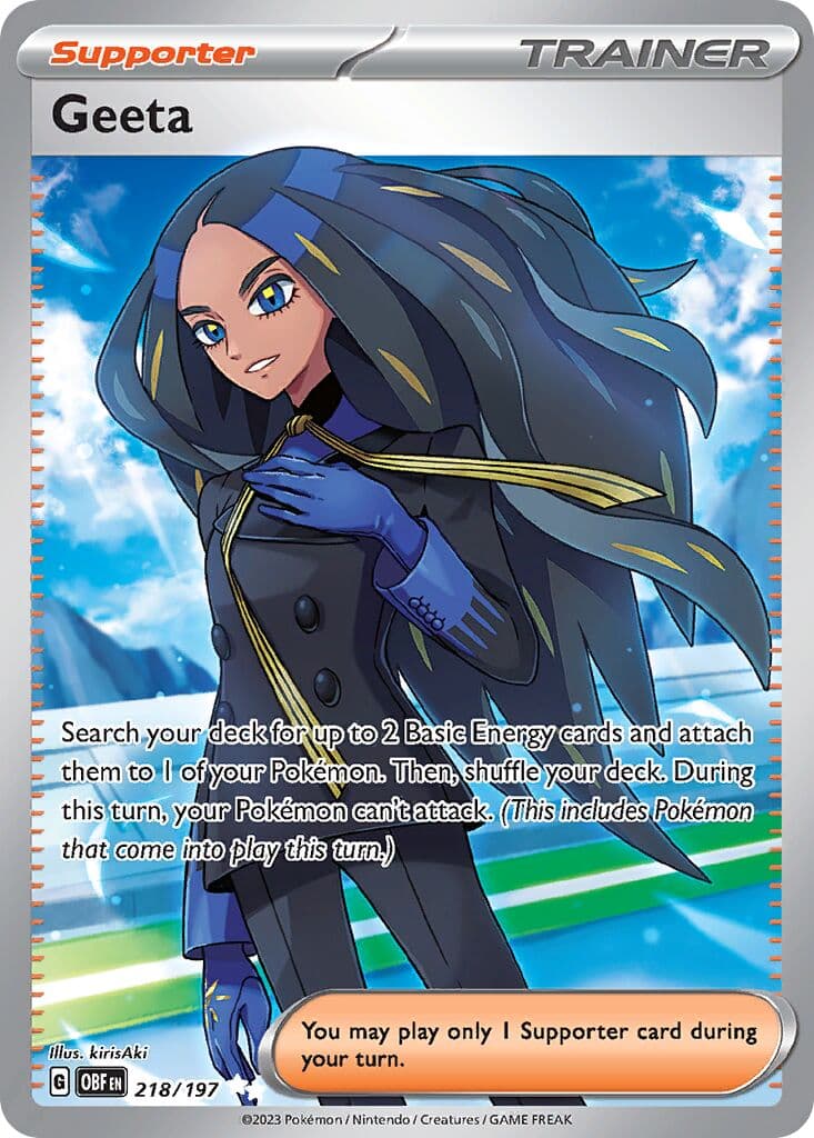 Obsidian Flames Pokemon card #218 - high resolution TCG trading card image