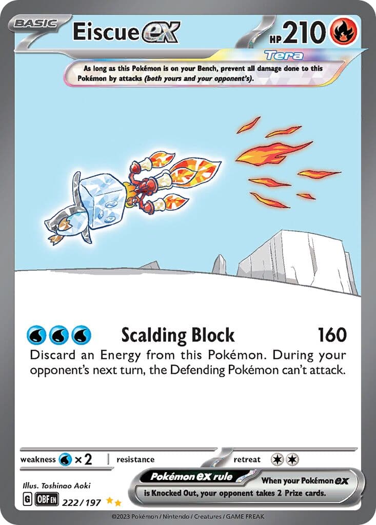 Obsidian Flames Pokemon card #222 - high resolution TCG trading card image