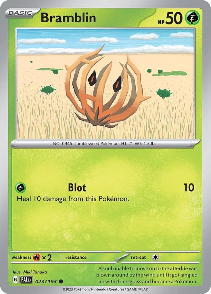 Paldea Evolved Pokemon card #023 - high resolution TCG trading card image