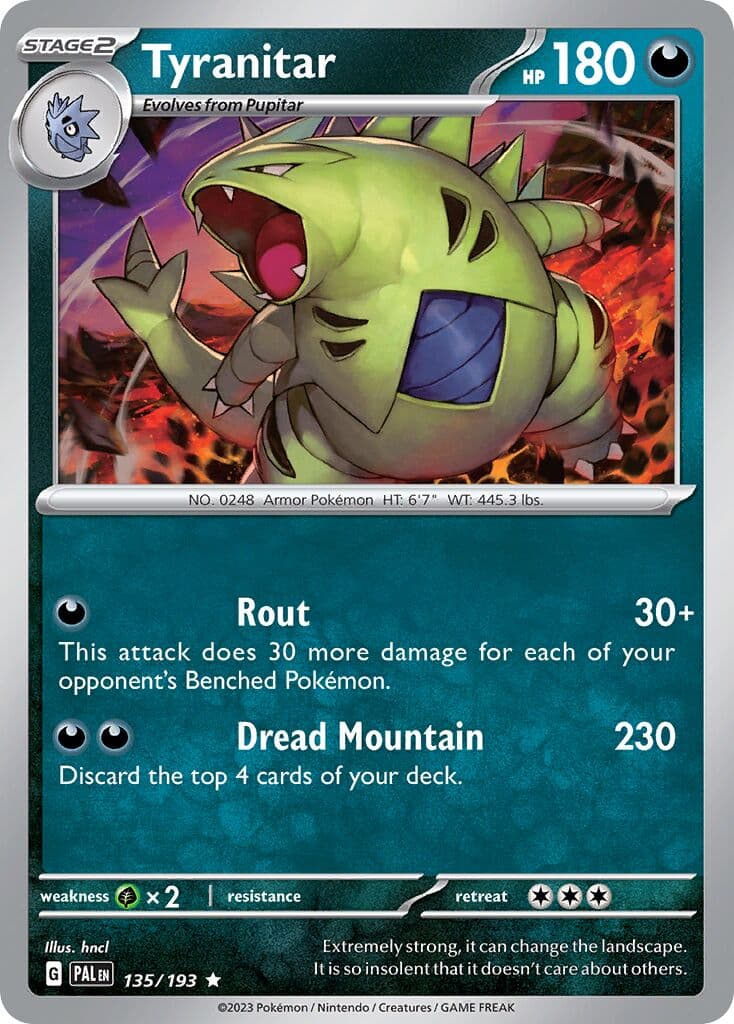 Paldea Evolved Pokemon card #135 - high resolution TCG trading card image